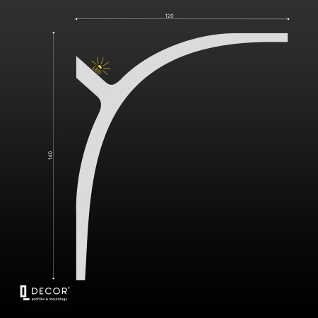 Карниз Q Decor CX118L